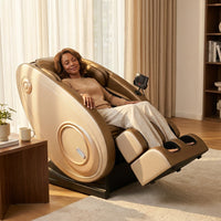 Massage Chair Zero Gravity Full Body with Heating and Bluetooth - Gold — Lifestyle