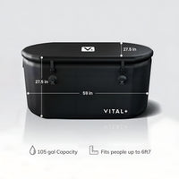 Cold Plunge Tub Built for Daily Recovery, Ultra-Cold Temps, Quick Setup, Waterproof Design